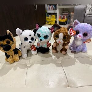 5 Beanie Babies with tags